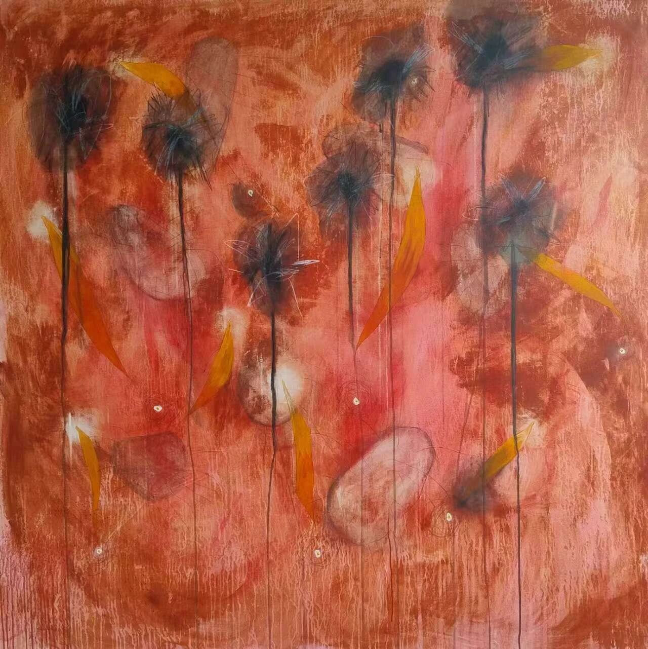 丙烯画 150*150cm